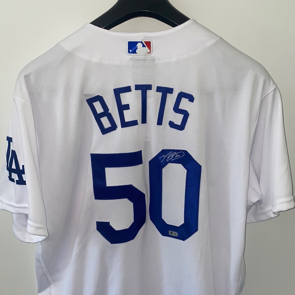 Mookie Betts Autographed Nike Authentic Dodgers Jersey